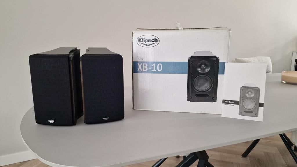 Klipsch icon xb-10 surround speakers, Ophalen of Verzenden, 60 tot 120 watt, Front, Rear of Stereo speakers, Overige merken