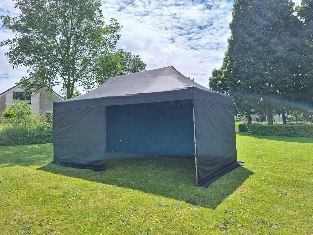 Easy up partytenten te huur | 3x4,5 meter en 3x6 meter, Ophalen, 5 tot 8 meter