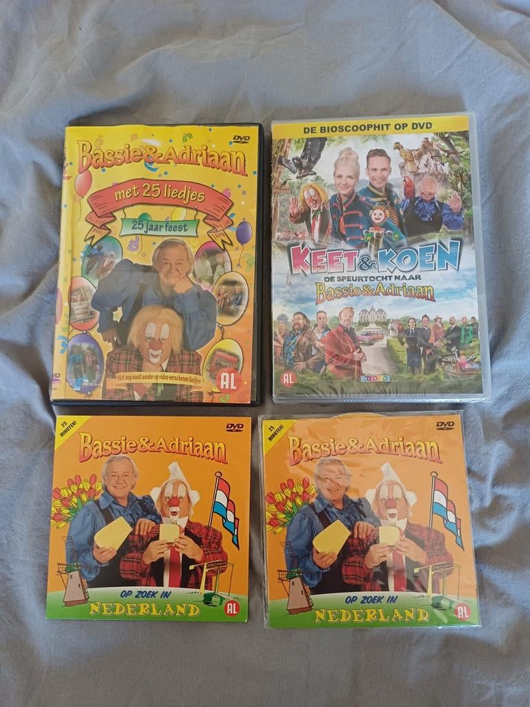 Bassie en Adriaan, verzameling., Cd's en Dvd's, Gebruikt, Alle leeftijden, Kinderprogramma's en -films, Overige typen