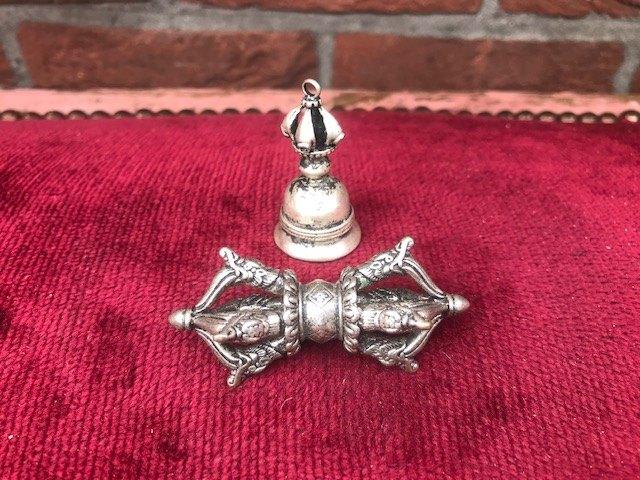 ritueel setje, vajra en bel, Tibet, Ophalen of Verzenden