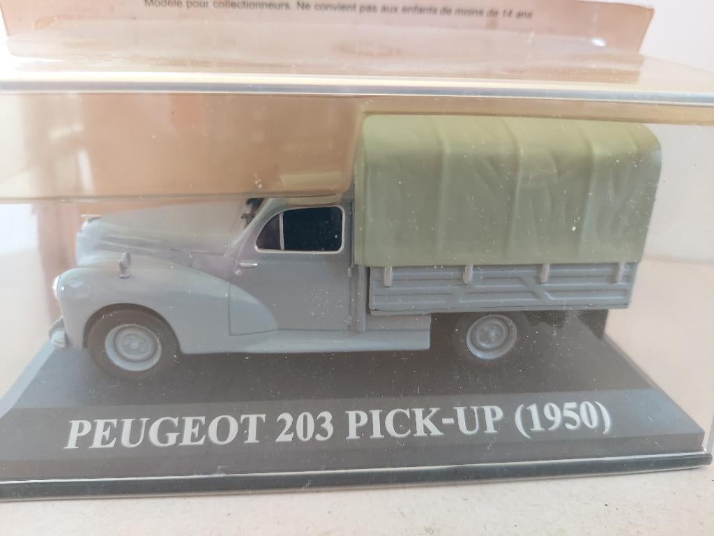 Peugeot 203 pick up 1/43 editions Altaya, Verzenden, Nieuw, Auto, Overige merken