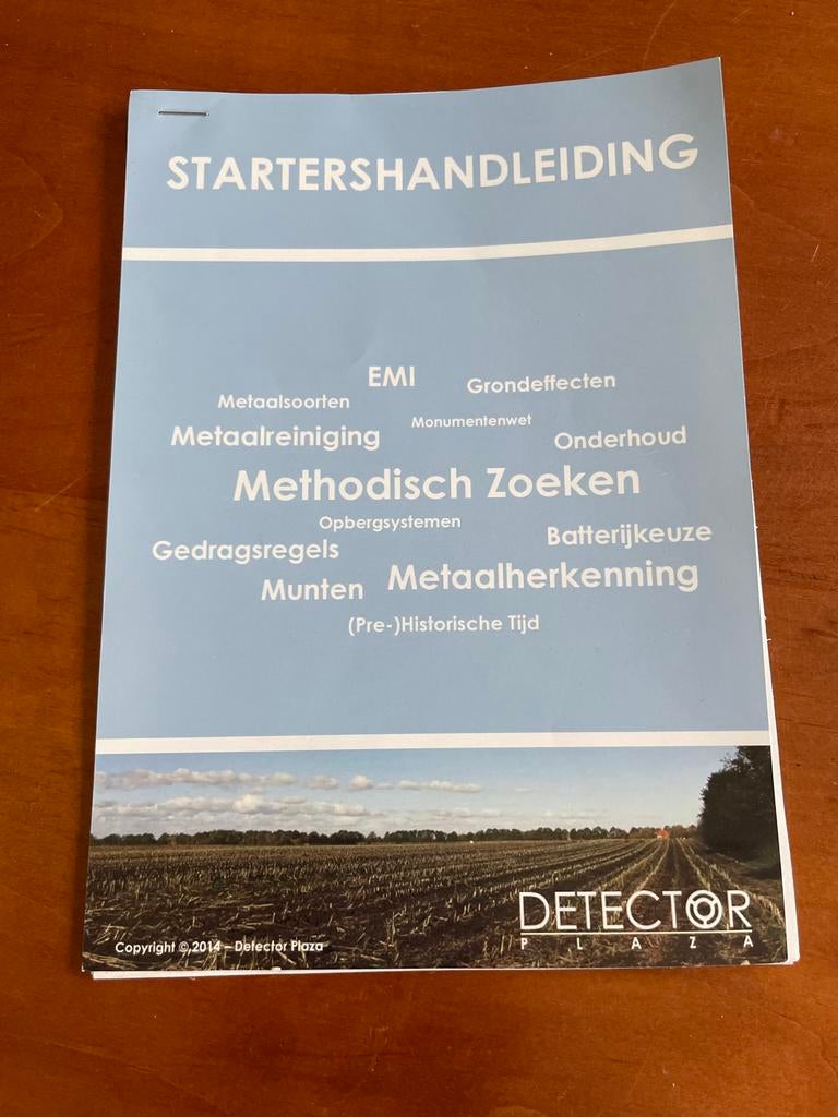 Metaaldetector & (Beginners) Handleiding GC1023, Overige merken, Ophalen of Verzenden, Zo goed als nieuw, 30 cm of minder