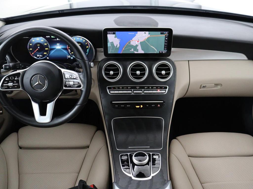 Mercedes-Benz C-klasse 300e Business Solution Luxury | Leder, Lichtsensor, Hybride Elektrisch/Benzine, 111 €/maand, Te koop