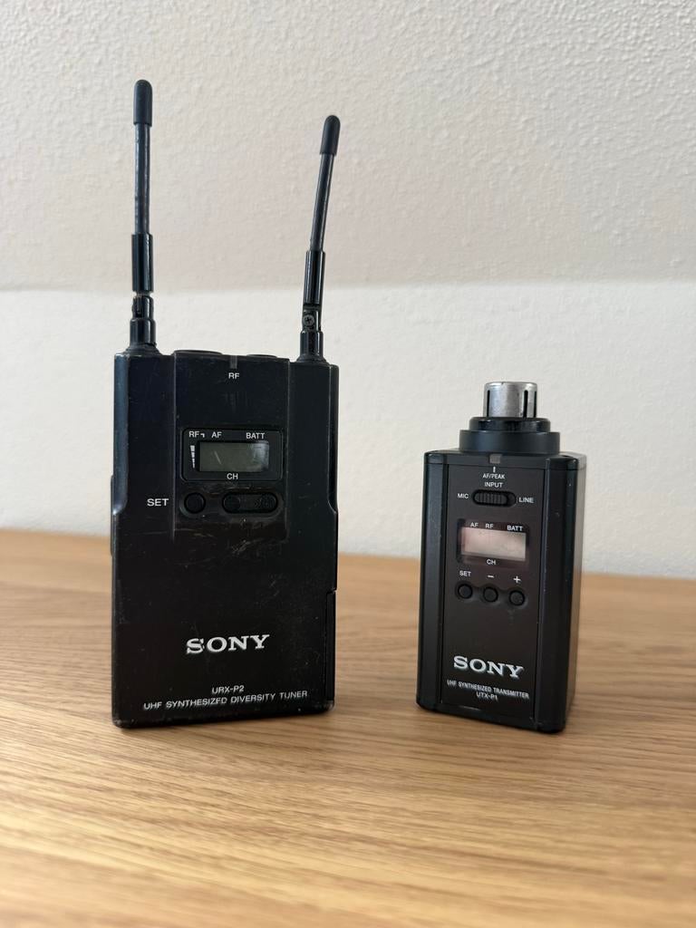 Sony UTX-P1 en URX-P2 Draadloze Zenderset, Ophalen of Verzenden, Gebruikt, Overige typen, Draadloos