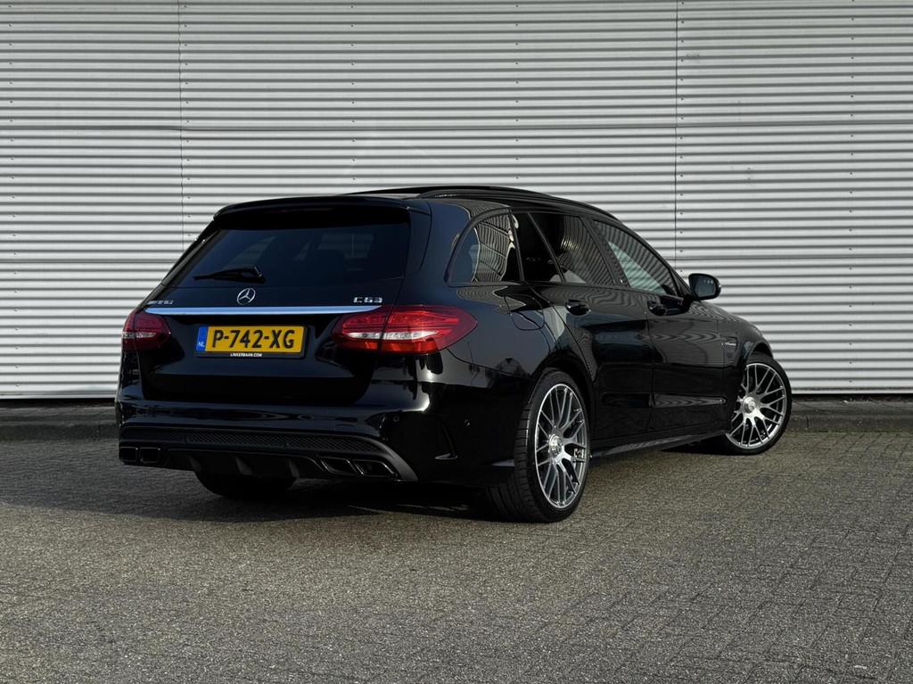 Mercedes C-klasse Estate AMG C63 V8 Biturbo | Panodak | Burm, Auto's, Mercedes-Benz, Automaat, Achterwielaandrijving, Met garantie (alle)