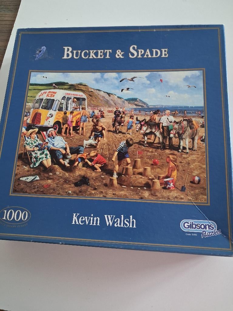 GIBSONS 1000 STUKJES, Ophalen of Verzenden, 500 t/m 1500 stukjes, Zo goed als nieuw