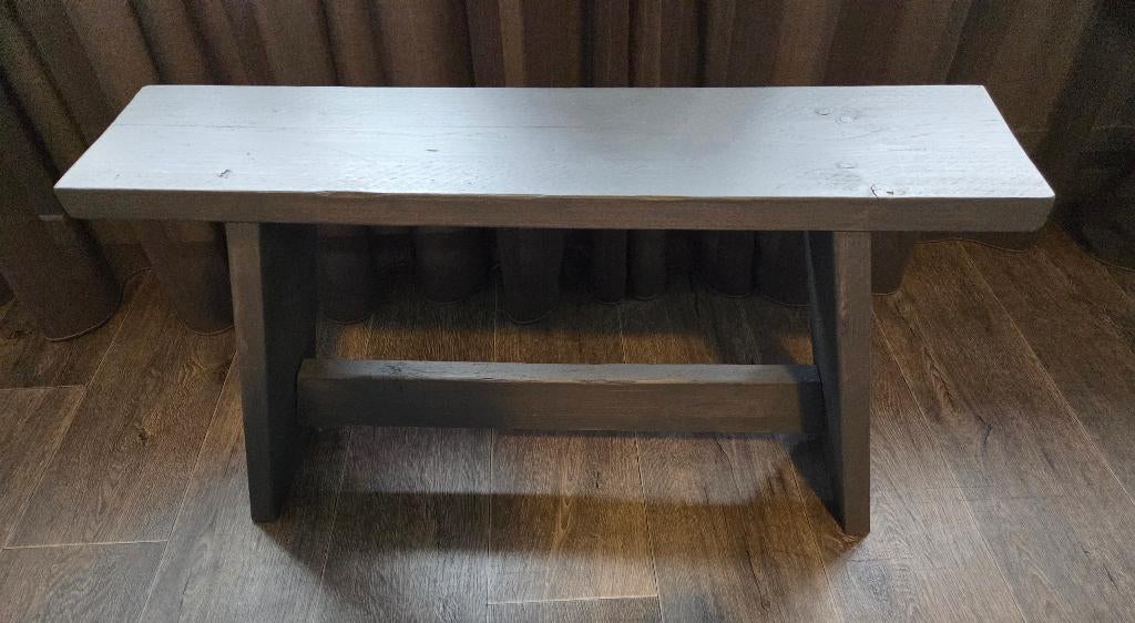 Houten bankje, Huis en Inrichting, Woonaccessoires | Overige, Ophalen, Zo goed als nieuw