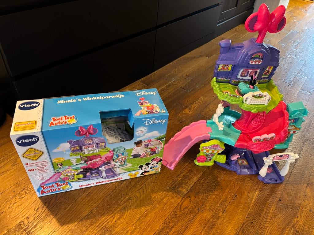 V tech Minnie Mouse winkelparadijs, Ophalen of Verzenden, Zo goed als nieuw