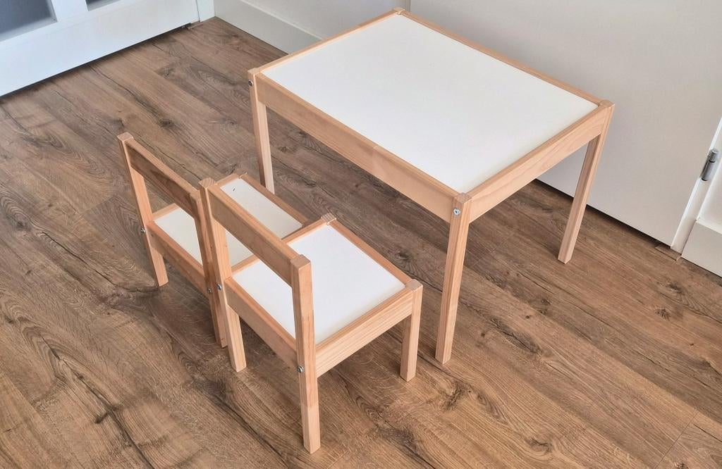 Ikea Kindertafel + 2 stoelen, Ophalen, Stoel(en)