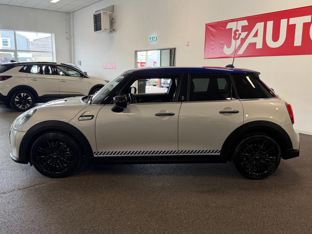 Mini Cooper 1.5 BRICKLANE|NAVIGATIE|CAMERA|CRUISE|ELEC PAKKE, 136 pk, Gebruikt, Zwart, Bedrijf