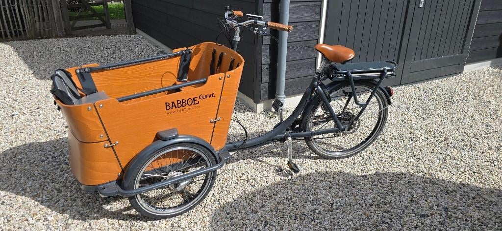Babboe E Curve bakfiets, Ophalen, Zo goed als nieuw, 4 kinderen of meer
