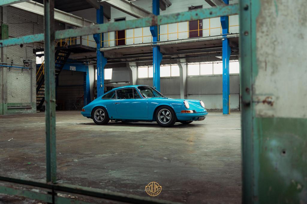 Porsche 911 S Restomod, Auto's, Porsche, Gebruikt, Zwart, Blauw, Bedrijf