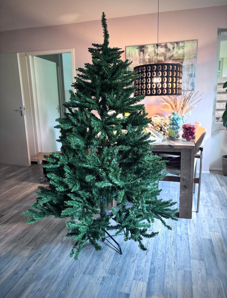 Kerstboom met toebehoren, Diversen, Kerst, Ophalen, Gebruikt