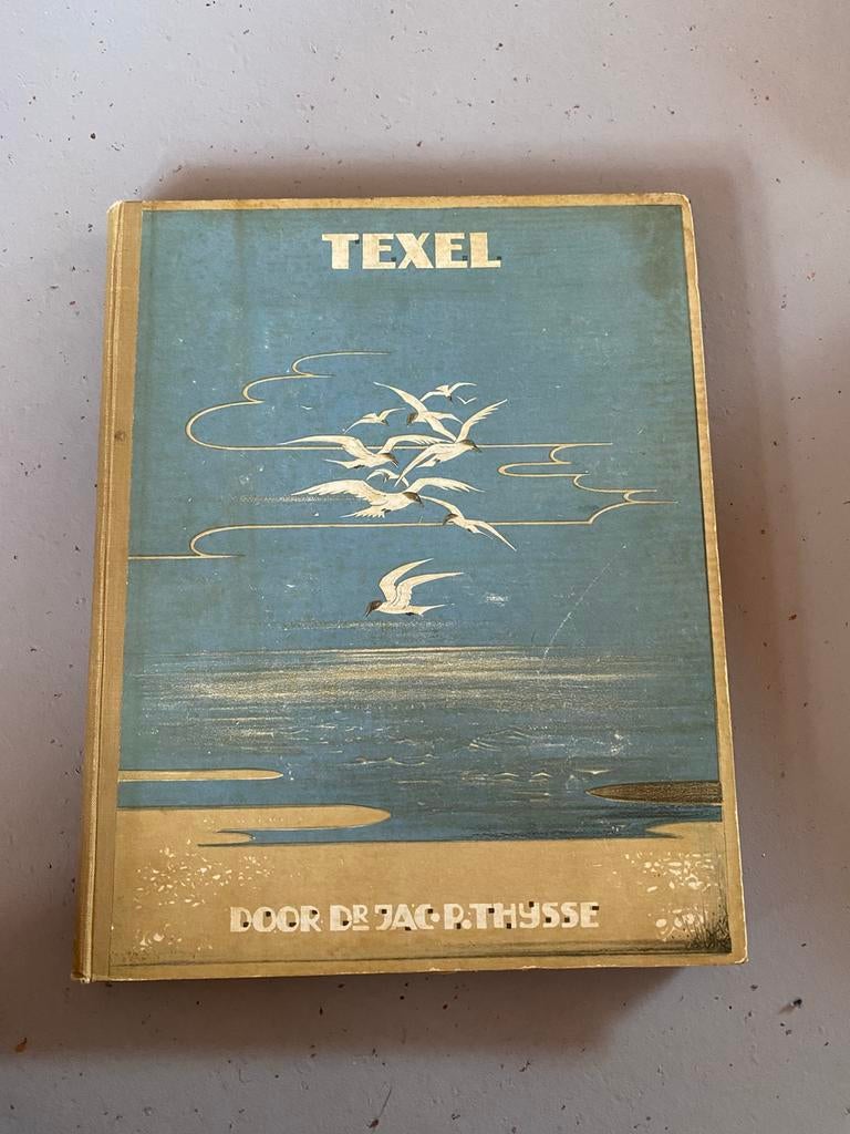 Texel – Dr. Jac. P. Thijsse (1927) – Verkade album compleet, Boeken, Gelezen, Ophalen of Verzenden, Natuur algemeen, Jac. P. Thijsse