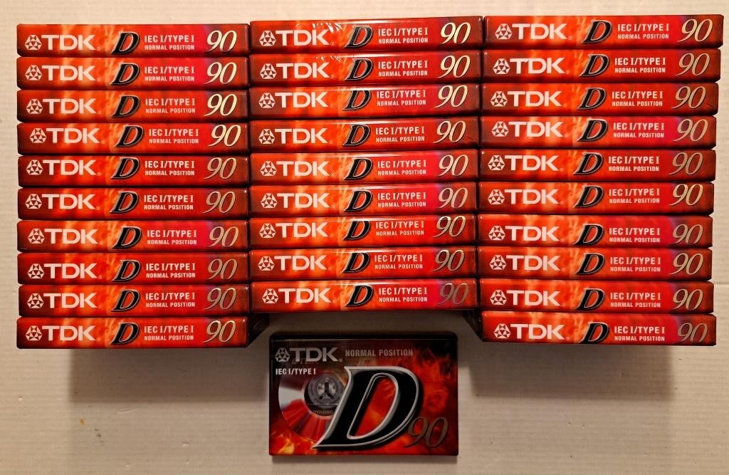 TDK D 90 gesealde cassettebandjes te koop!, Cd's en Dvd's, Cassettebandjes, Overige genres, Ophalen of Verzenden, Nieuw in verpakking