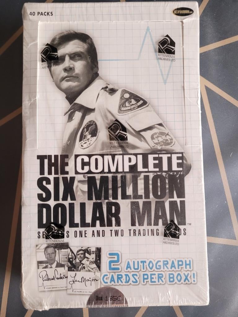 Six Million Dollar Man trading card sealed box, Ophalen of Verzenden, Nieuw, Overige typen