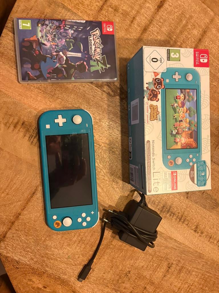 Te koop Nintendo switch lite met 6 games!, Spelcomputers en Games, Spelcomputers | Nintendo Switch Lite, Ophalen, Grijs, Zo goed als nieuw