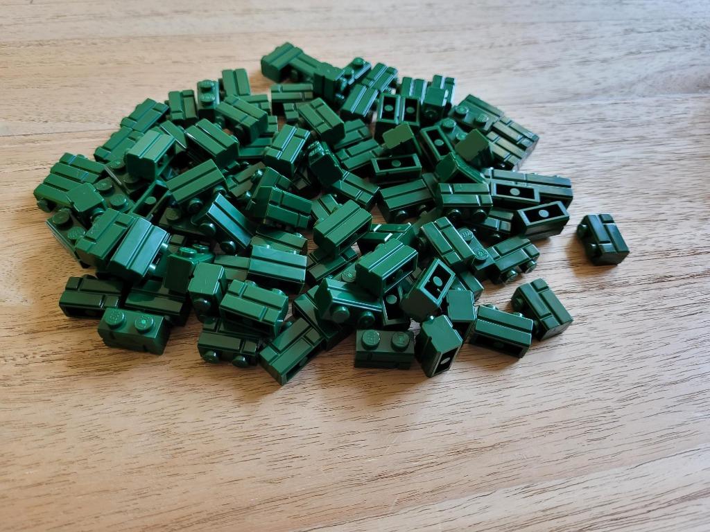 LEGO Muurstenen / baksteen Motief 1x2 in 15x Kleuren, Ophalen of Verzenden, Nieuw, Losse stenen, Lego