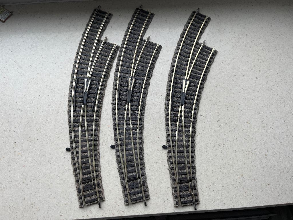 3 Fleischmann ho Profirail Wissels.zie omschrijving, Gelijkstroom, Fleischmann, Rails, Ophalen of Verzenden