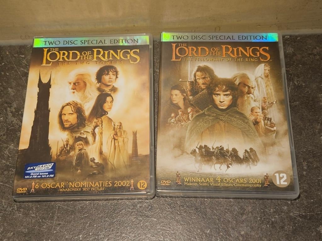 Lord of the Rings 1 en 2, Verzamelen, Lord of the Rings, Ophalen of Verzenden, Zo goed als nieuw, Overige typen