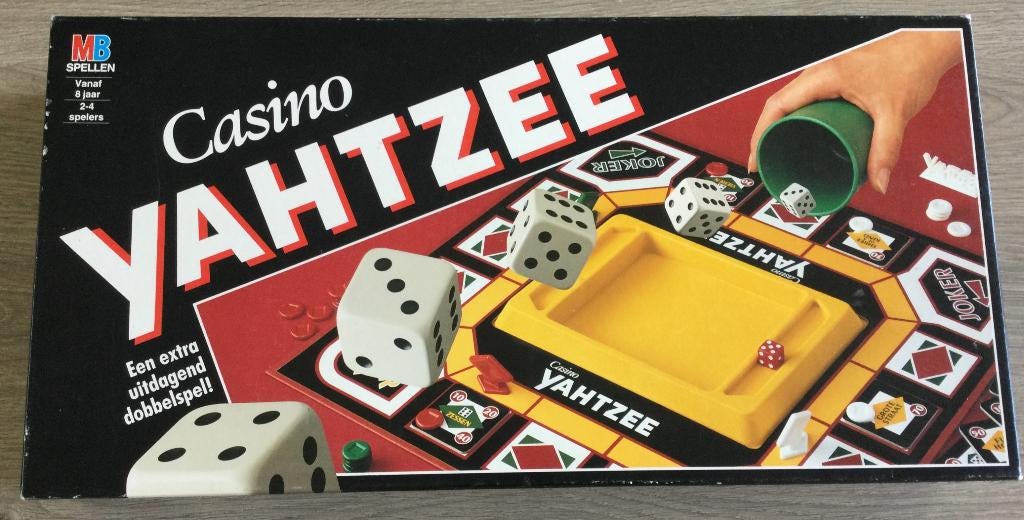 Casino Yahtzee Spel, Een of twee spelers, Ophalen of Verzenden, Gebruikt
