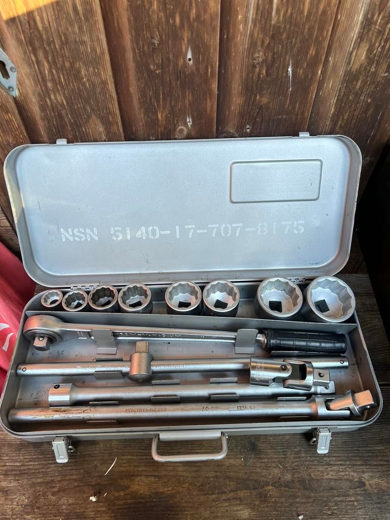 Heyco 3/4 doppenset, Ophalen, Gebruikt, Onbekend, Heyco