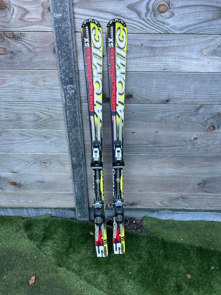 Atomic SX Carbon Junior Ski's - Supercross, Sport en Fitness, 140 tot 160 cm, Gebruikt, Ophalen of Verzenden, Carve