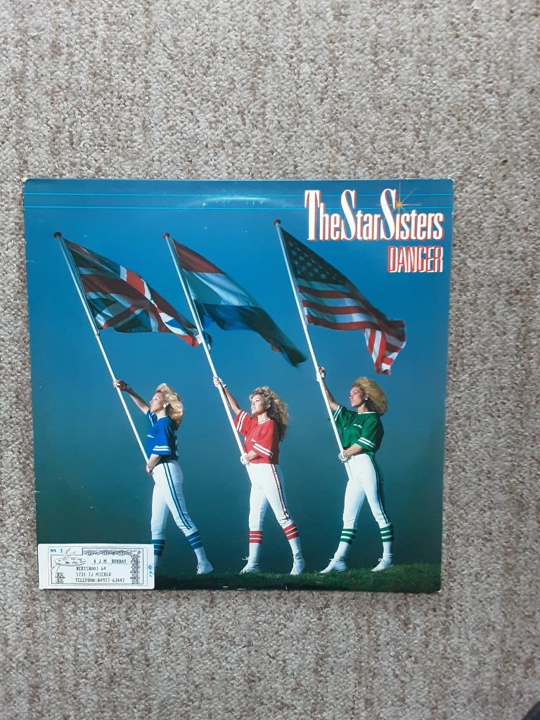 vinyl lp The Star Sisters danger, Cd's en Dvd's, Ophalen of Verzenden, 1980 tot 2000, Gebruikt, 12 inch