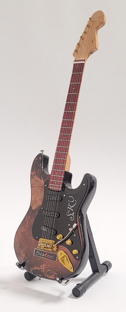 Stevie Ray Vaughan miniatuur gitaar 25cm mini guitar deco, Info@deconoord.nl, Deco Noord, Nieuw, Ophalen of Verzenden