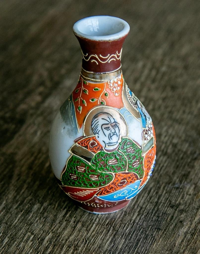 Japans porselein, Satsuma vaasje, 9cm, Ophalen of Verzenden