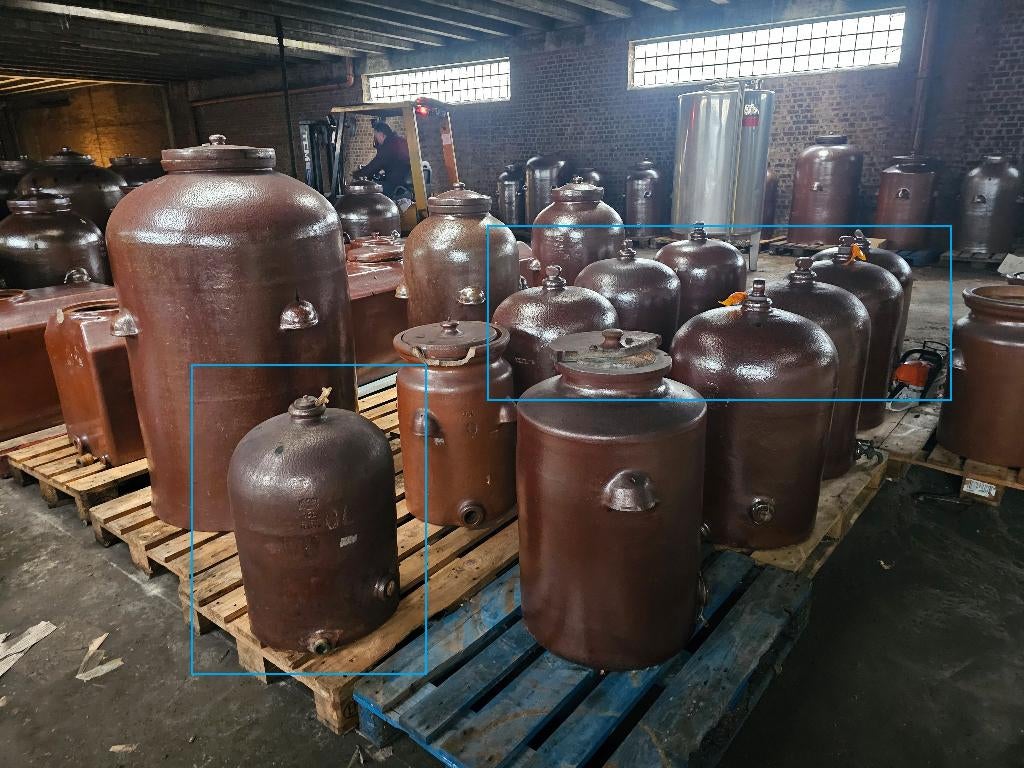 kruiken in aardewerk, Ophalen