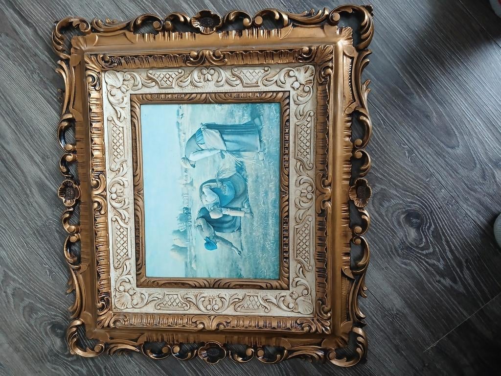 Jean François millet 1814-1875 klassiek kunstwerk, Ophalen