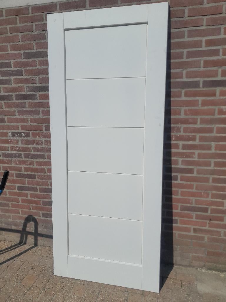 Paneeldeur 83 x 201.5 nieuw (nr98), Ophalen, Binnendeur, Nieuw, 200 tot 215 cm