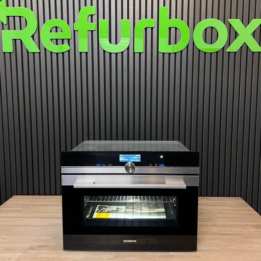 Siemens IQ700 inbouw combi stoomoven, Witgoed en Apparatuur, Ovens, Refurbished, Inbouw, Oven met grill, Hete lucht, Stoom, Ophalen