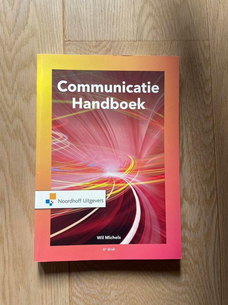 Communicatie Handboek - Wil Michels, Ophalen of Verzenden, Alpha, Zo goed als nieuw, HBO
