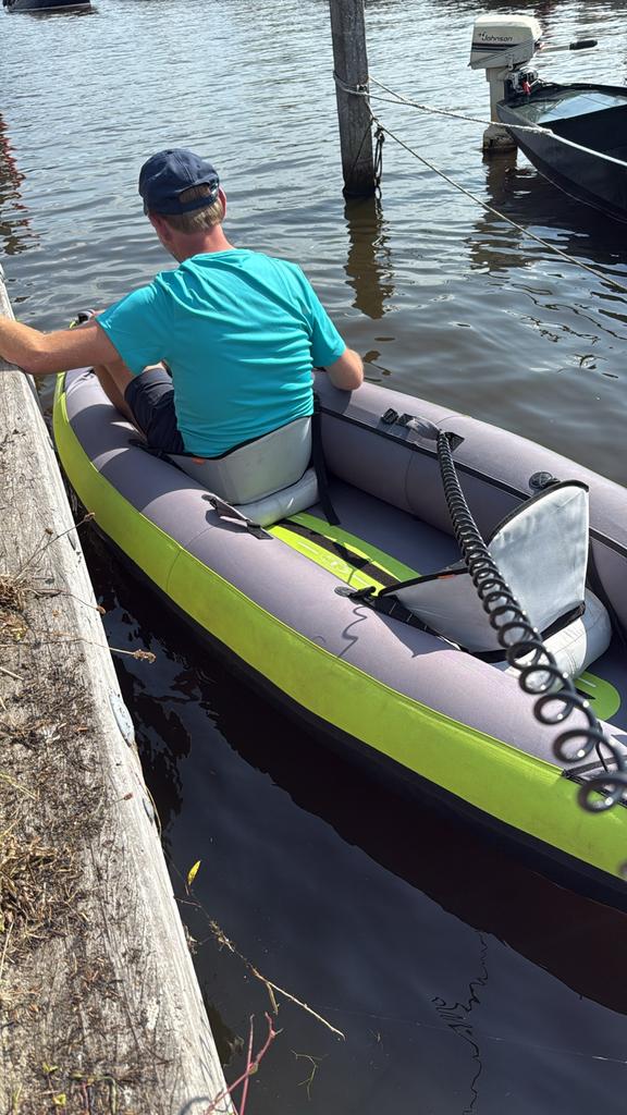 Itiwit Kajak 2-persoons - Opblaasbaar, Watersport en Boten, Kano's, Gebruikt, Kajak, Twee personen, Opblaasbaar, Ophalen