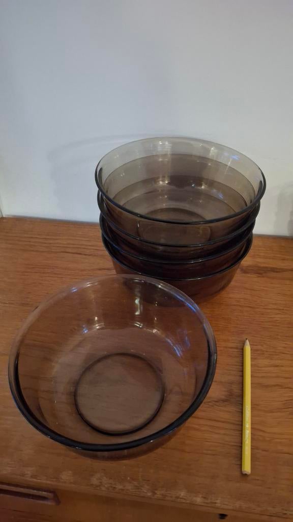 Vintage Arcoroc schalen 18 cm, Ophalen of Verzenden, Zo goed als nieuw