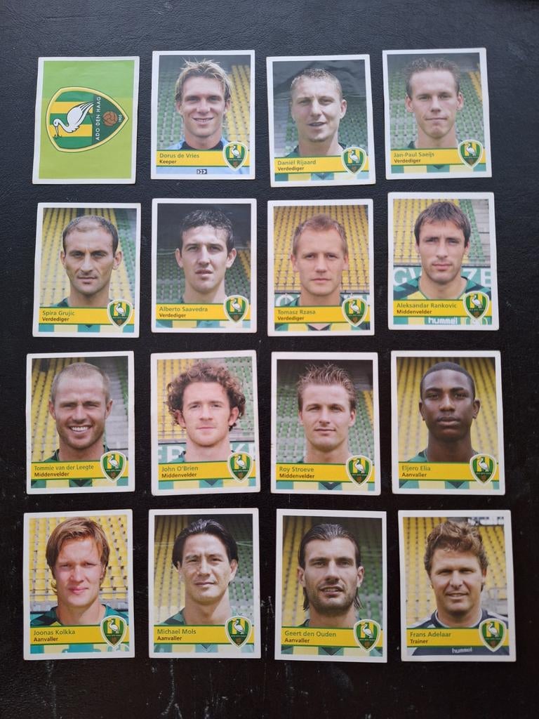 Complete set stickers ADO Den Haag 2005, Verzamelen, Sportartikelen en Voetbal, Ophalen of Verzenden, Zo goed als nieuw, Overige binnenlandse clubs