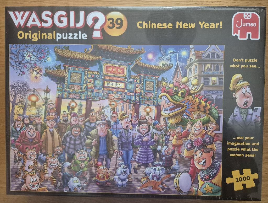 Wasgij Original 39 Chinees Nieuwjaar 1000 stukjes, Ophalen, 500 t/m 1500 stukjes, Nieuw, Legpuzzel