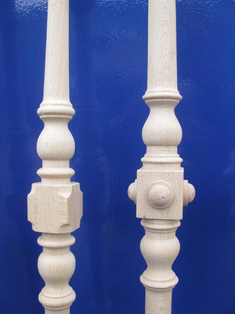 spijlen,balusters,trappaal,hoofdbaluster,hout,leuning,trap, Ophalen of Verzenden, Nieuw, Trap