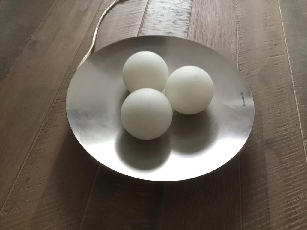 Moderne Tafellamp met Bollen Design, Ophalen of Verzenden, Gebruikt, Overige materialen