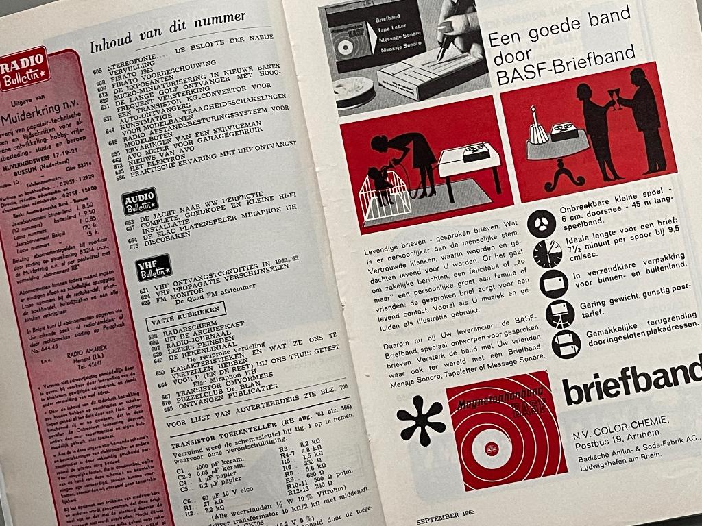 Radio Bulletin rai 13 t/m 22 september 1963  Firato, Ophalen of Verzenden