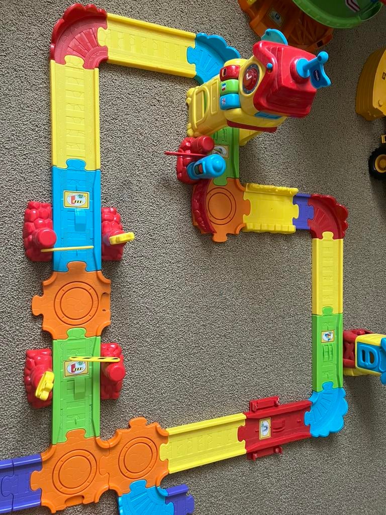 Vtech treinbaan, Kinderen en Baby's, Speelgoed | Vtech, Ophalen, Zo goed als nieuw, 6 maanden tot 2 jaar