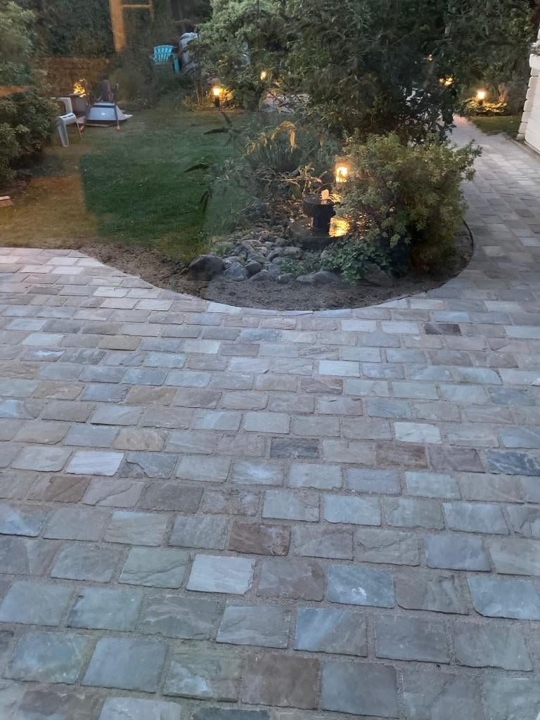 Kandla Multicolor kasseien 20x14x5/7 cm gekapt € 39,95 p/m2, Ophalen of Verzenden, Nieuw, Natuursteen, Klinkers