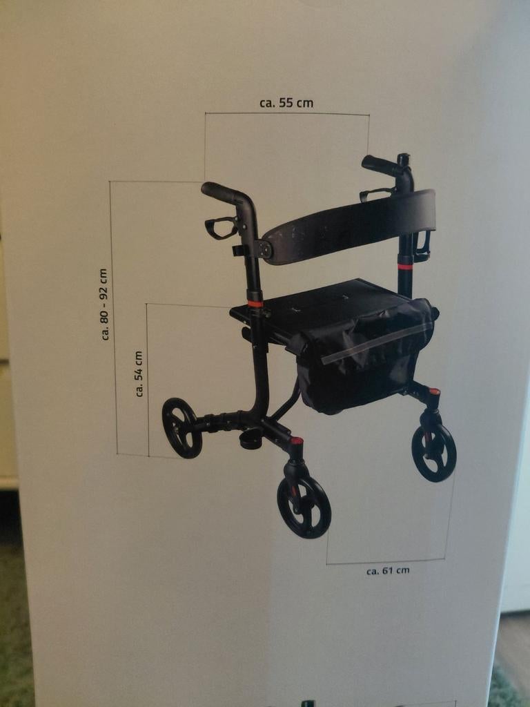 Rollator,  nieuw in doos, Diversen, Ophalen of Verzenden, Nieuw