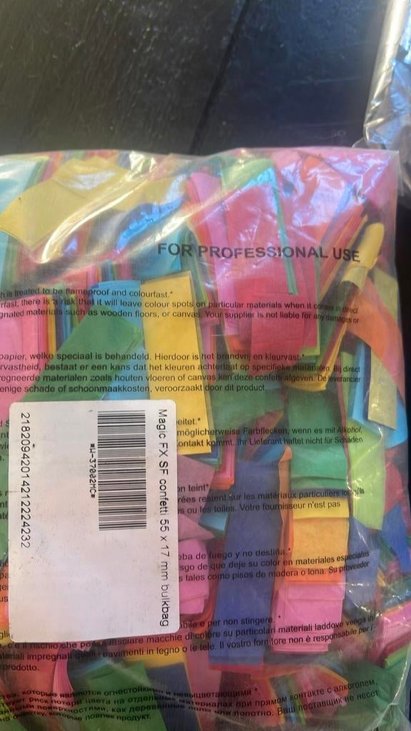 Kleurrijke Confetti - Feestversiering, Ophalen of Verzenden, Nieuw, Feestartikel, Verjaardag