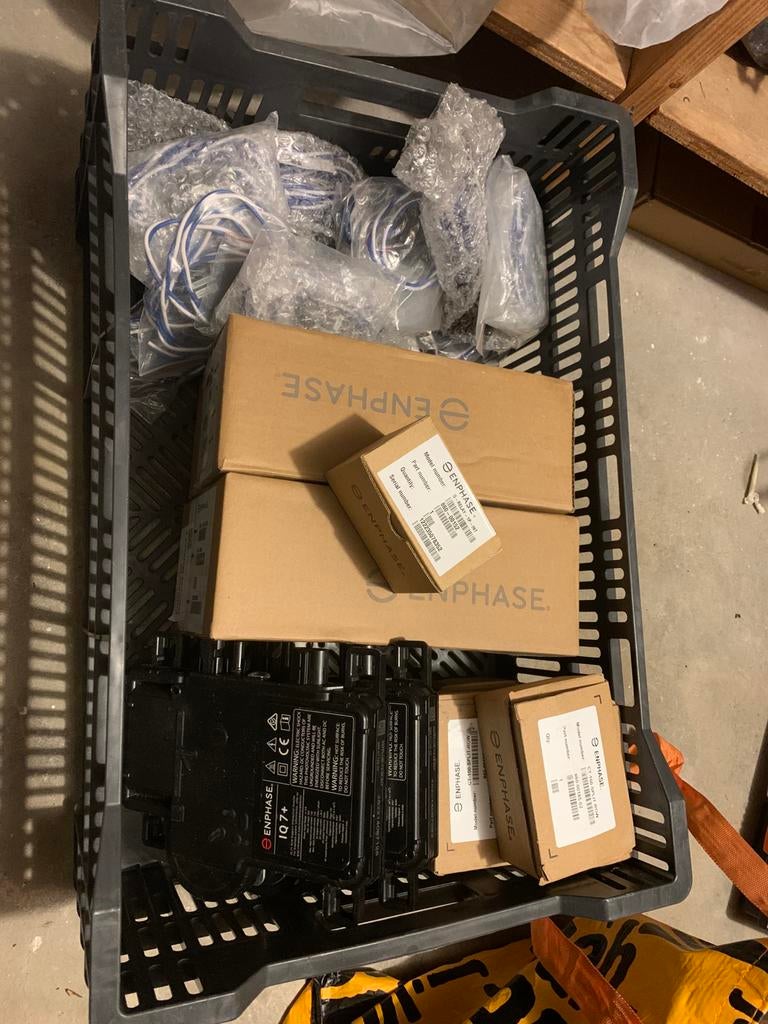 Enphase IQ7+ , Envoy S , q-relay, ct klems, Doe-het-zelf en Verbouw, Elektra en Kabels, Ophalen of Verzenden, Nieuw