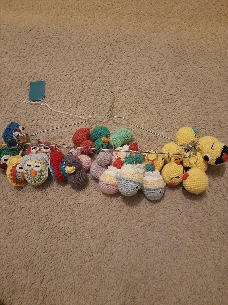 Gehaakte sleutelhangers, Hobby en Vrije tijd, Breien en Haken, Ophalen of Verzenden, Nieuw, Haken, Overige typen