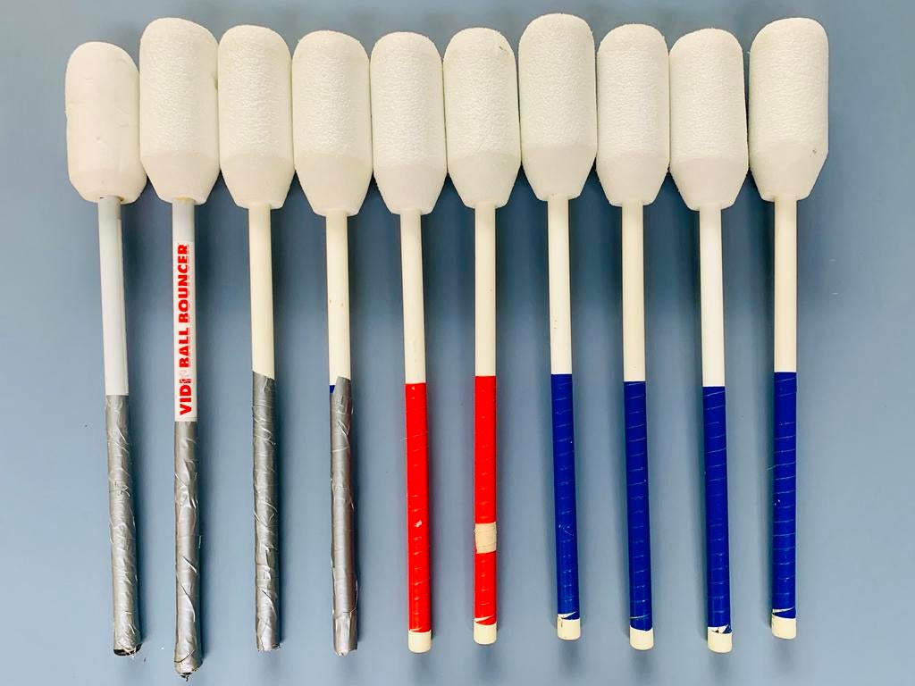 Te koop: knotsbalsticks!, Ophalen, Gebruikt