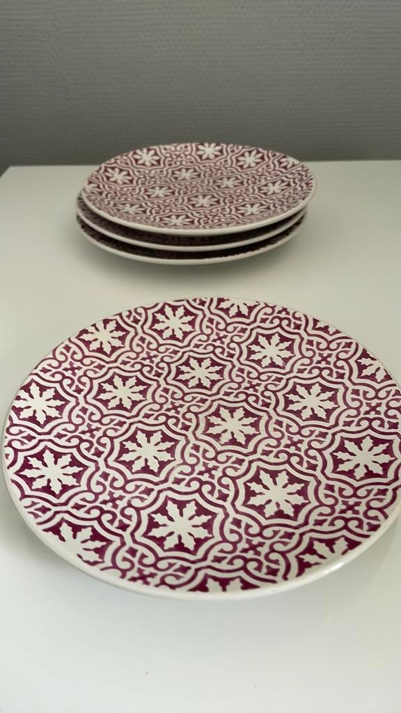 Set van 4 kleine borden van Comtoir Libanais, Ophalen, Zo goed als nieuw, Bord